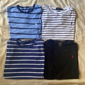Polo Ralph Lauren T Shirt striped Plain medium x4